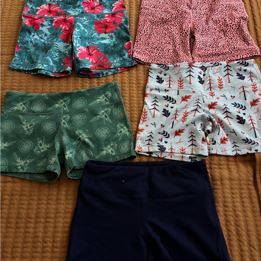 Floral and Patterned Women's Athletic Shorts